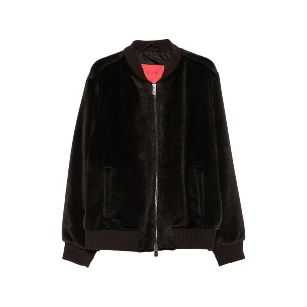 Isaia Brown Jackets - Bomber Jackets Men